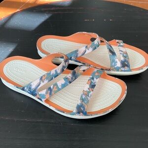 ⭐️ Crocs Multicolor Strappy Sandals